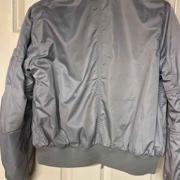 GAP gray insulated bomber  jacket size Small - Picture 9 of 11